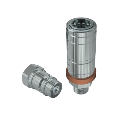 Easier to connect quick release coupling & multi faster systems The MultiFaster range is an excellent range for agricul-tural applications